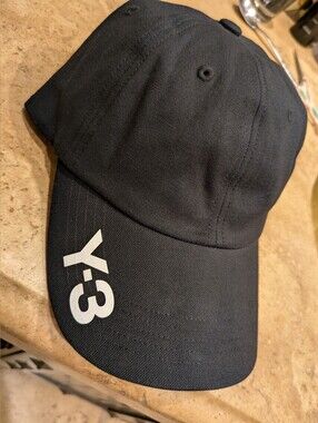 NWOT Y-3 Adidas Yohji Yamamoto 2020 CH1 Cap Hat GK3127 Deadstock Black Archive